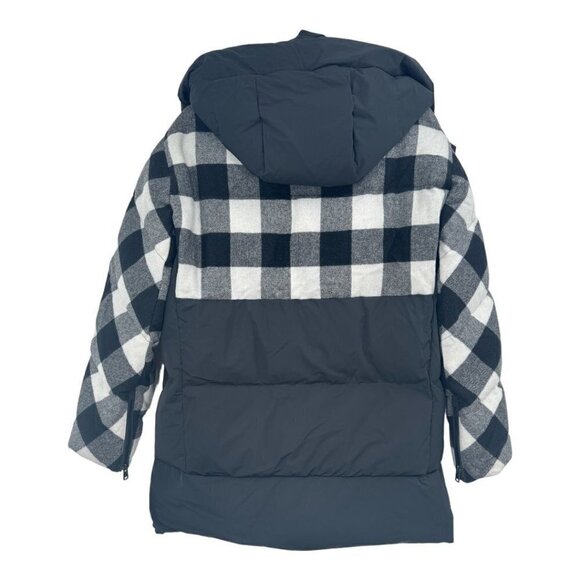 Woolrich Buffalo Check Water Repellent Puffy Down Coat Jacket NWOT - Picture 10 of 16